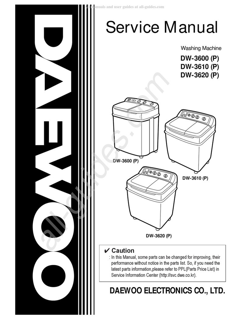 DAEWOO ELECTRONICS DW-3600 (P) quick start guide