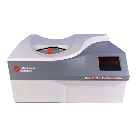 Beckman Coulter Optima MAX-TL User manual