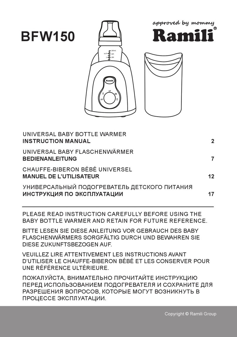 Ramili BFW150 instruction manual