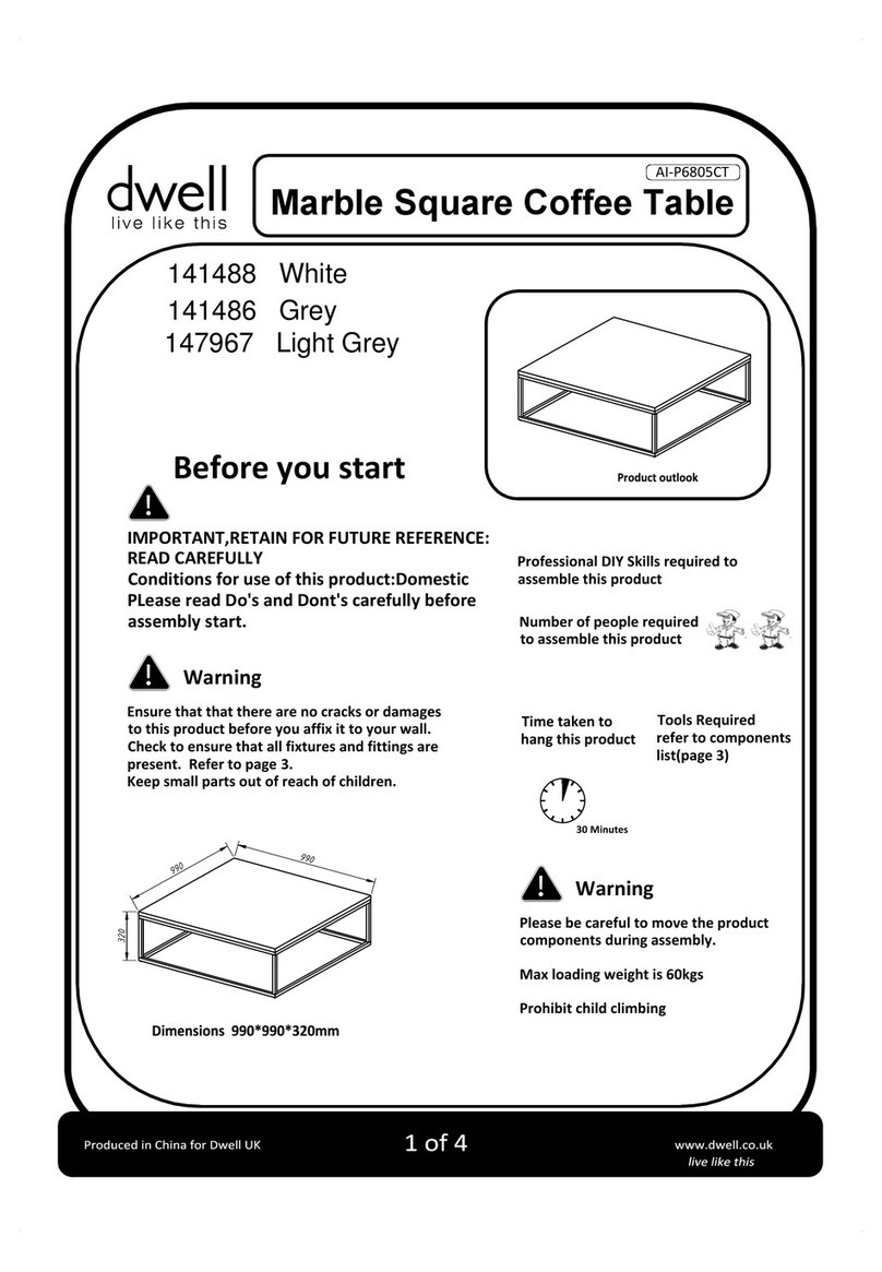 Dwell 141488 User manual