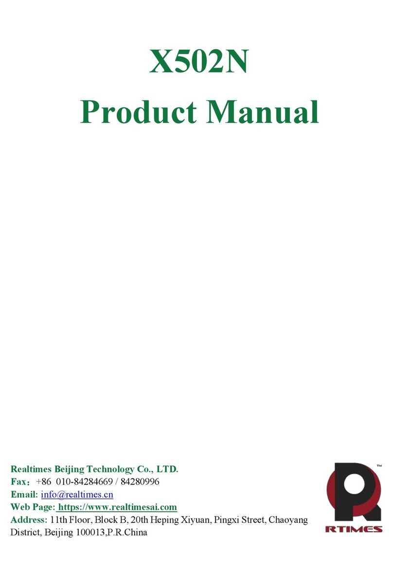RTimes X502N product manual