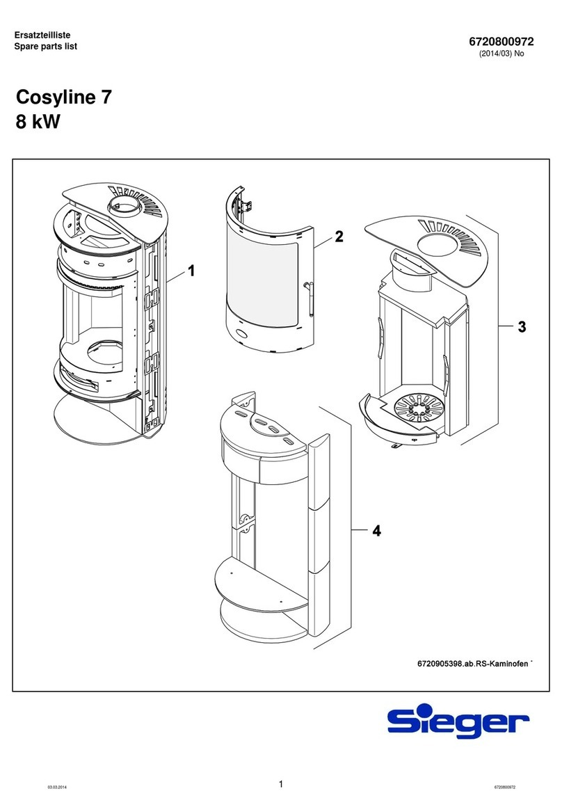 sieger Cosyline 7 quick start guide