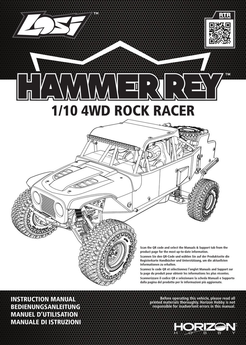 Horizon Hobby Losi Hammer Rey User manual