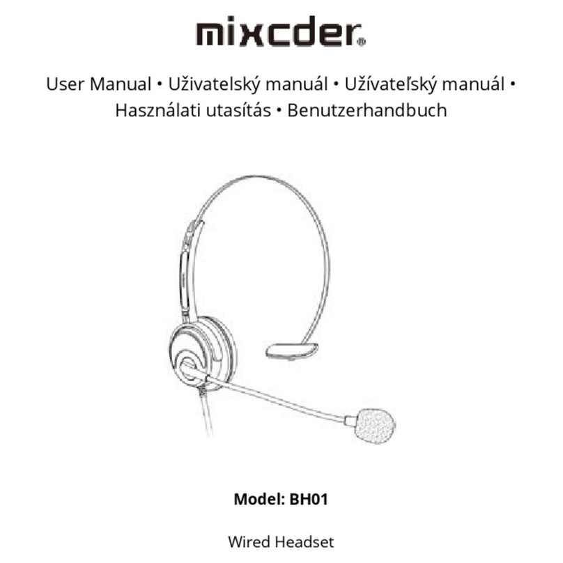 Mixcder BH01 user manual