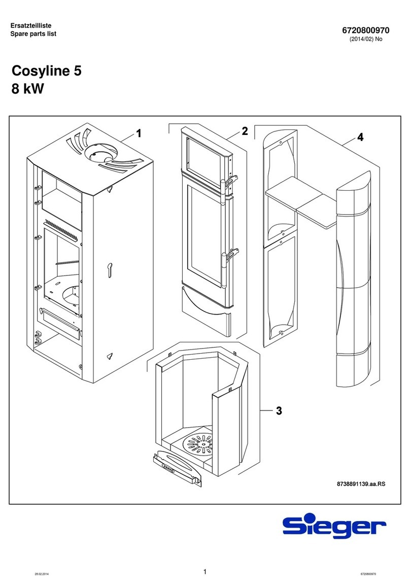 sieger Cosyline 5 quick start guide