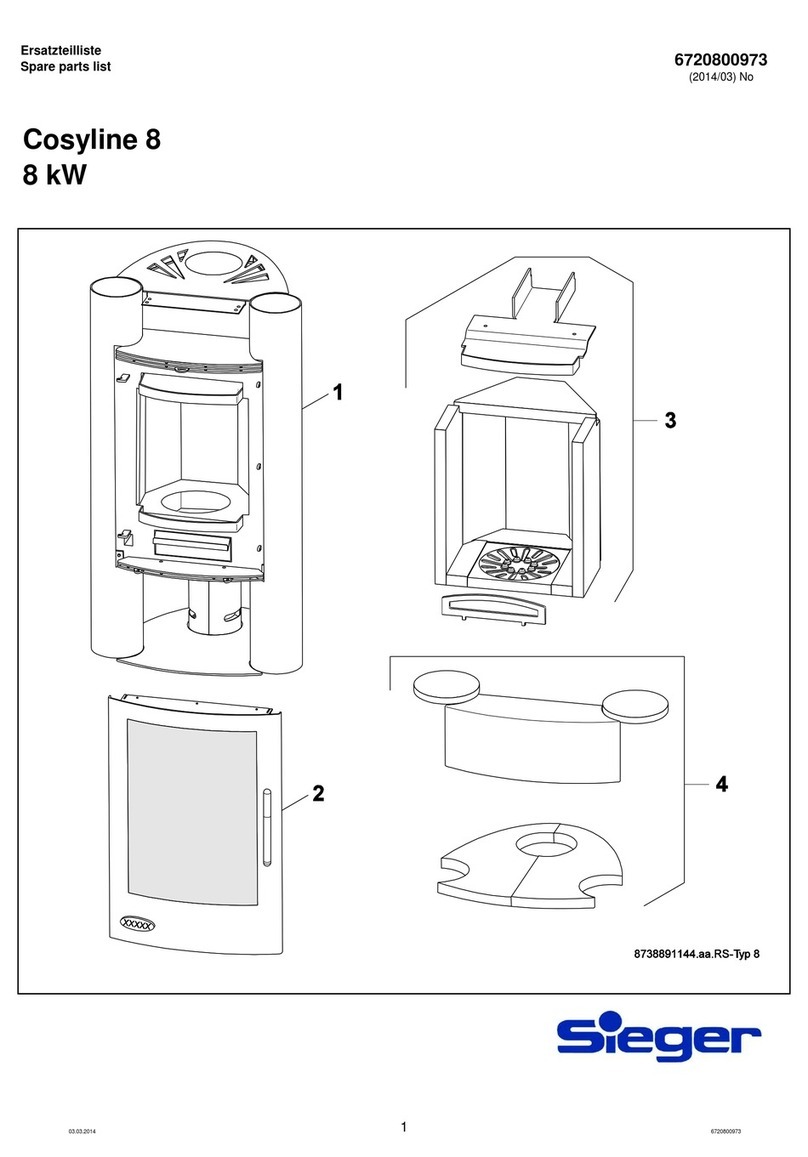 sieger Cosyline 8 quick start guide