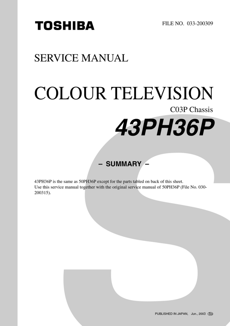 Toshiba 43PH36P Service manual