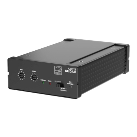 AUDAC AMP22 User manual