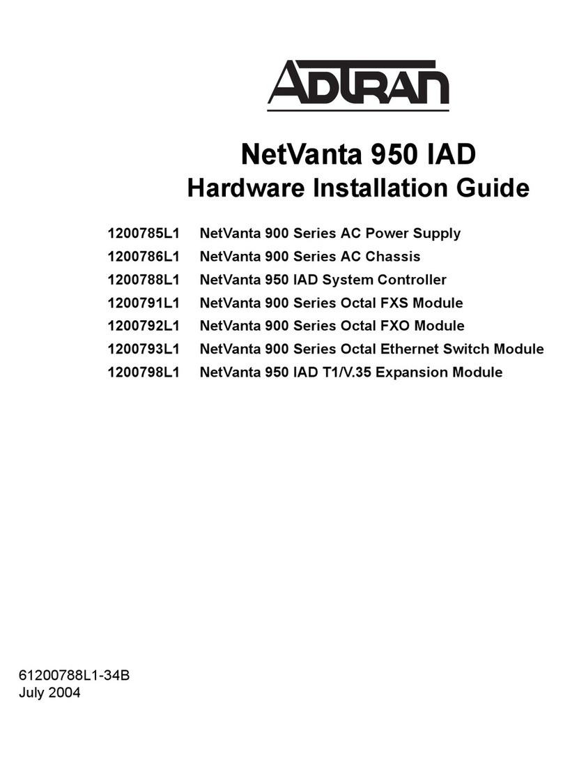 ADTRAN NetVanta 900 Series Manual