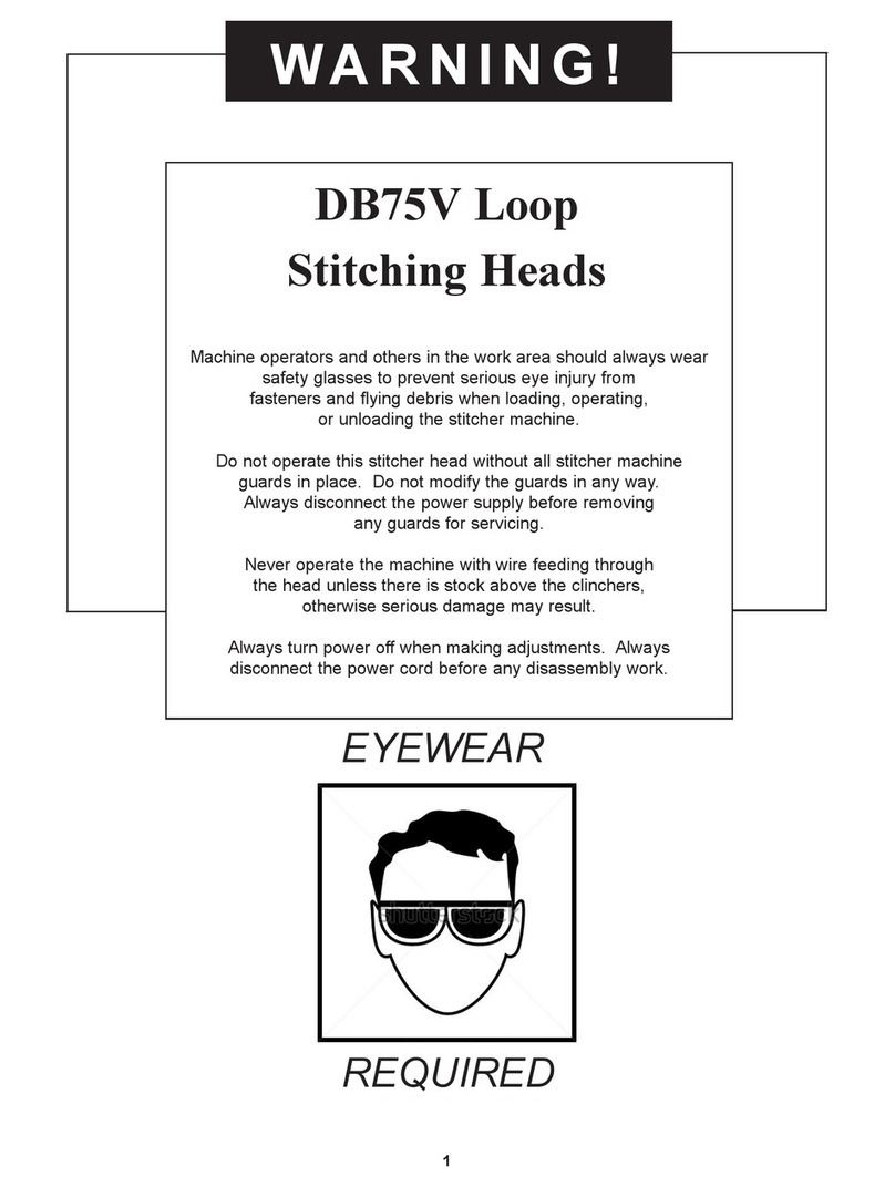 DeLuxe Stitcher DB75V manual
