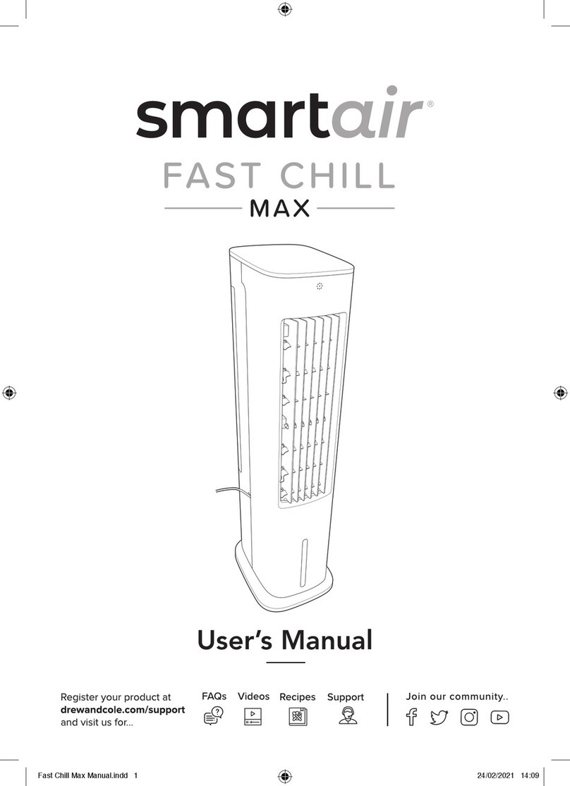 smartair FAST CHILL MAX user manual