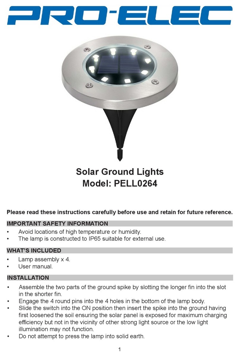 Pro-Elec PELL0264 instructions
