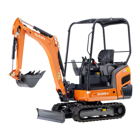 Kubota KX015-4 operating instructions