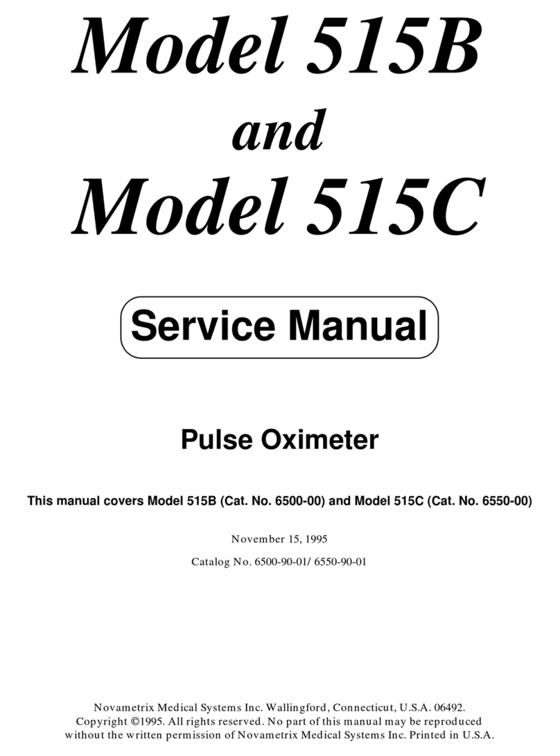 Novametrix Medical Systems 515B Service manual