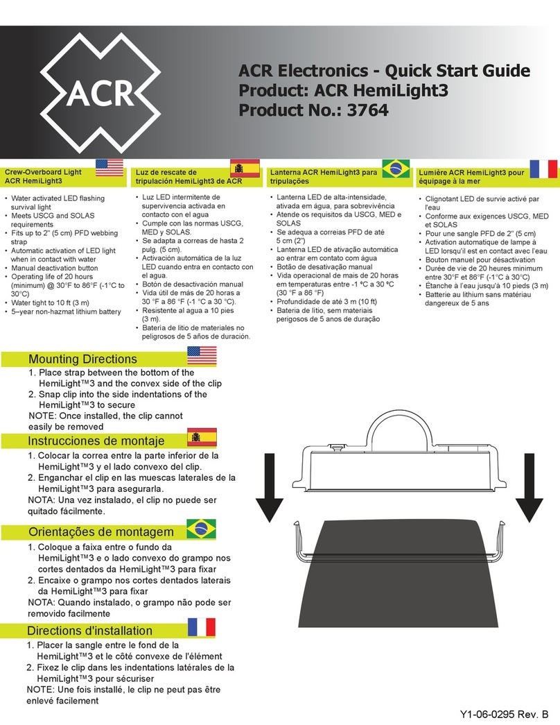 ACR Electronics HemiLight3 quick start guide