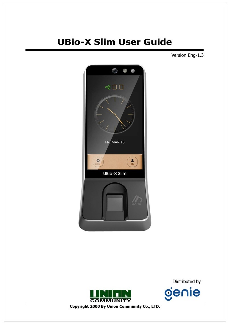 Genie Union Community UBio-X Slim user guide