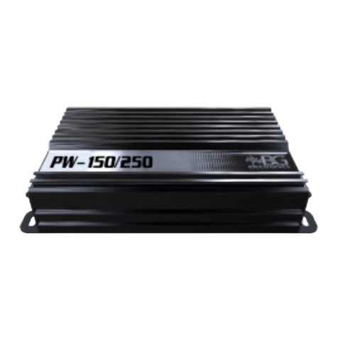 B&G electronics PW-150 Installation and operation manual