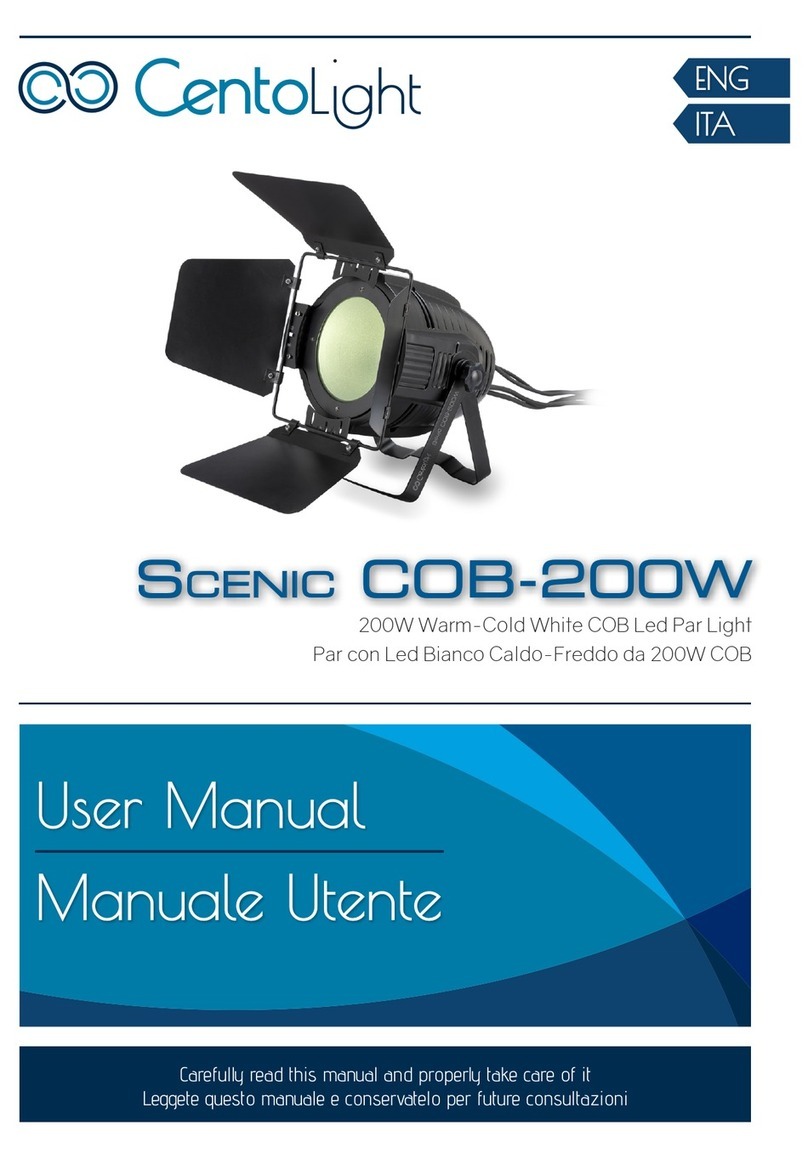 CentoLight Scenic COB-200W user manual