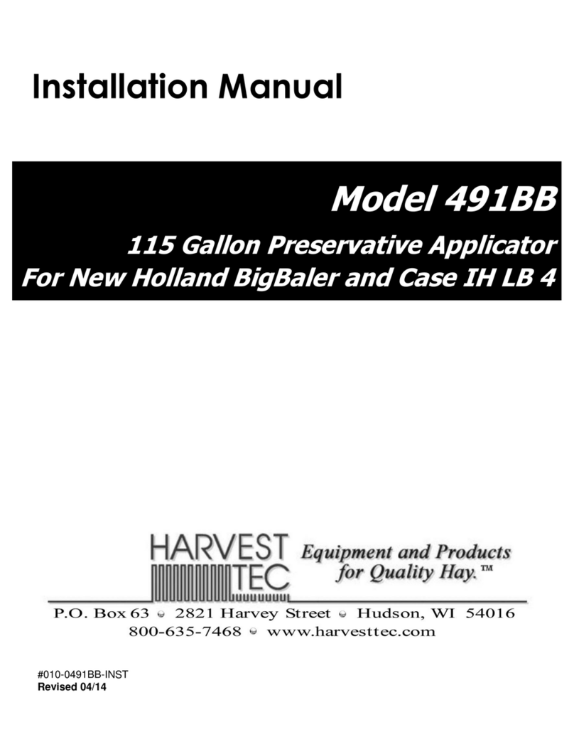 Harvest TEC 491BB installation manual