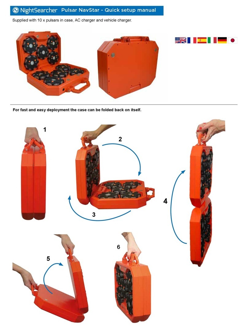 Will Burt NightSearcher Pulsar NavStar Quick setup manual