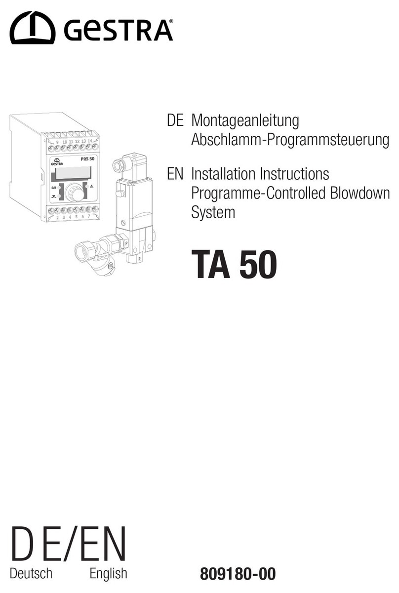 GESTRA TA 50 User manual GESTRA TA 50 User manual