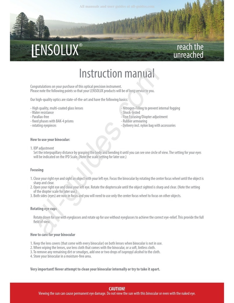 Lensolux 19832 instruction manual