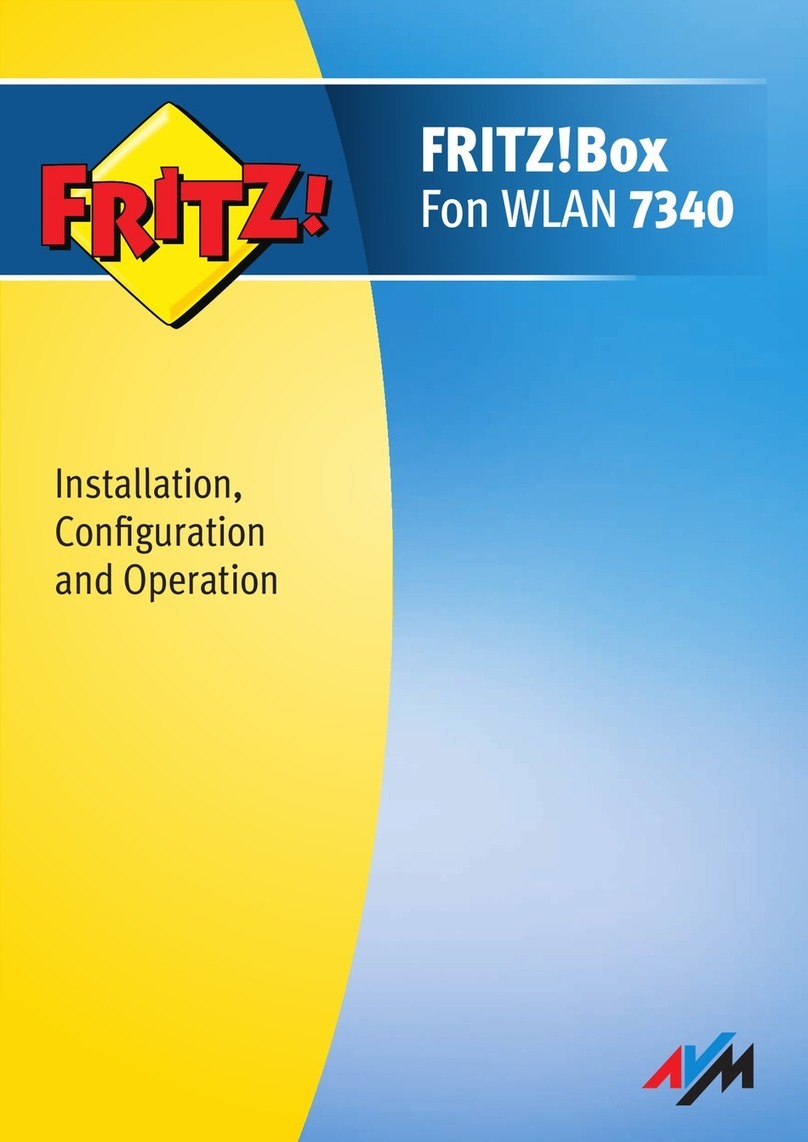 AVM FRITZ!Box Fon WLAN 7340 Installation, configuration and operation