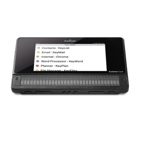 Humanware BrailleNote Touch Plus user guide