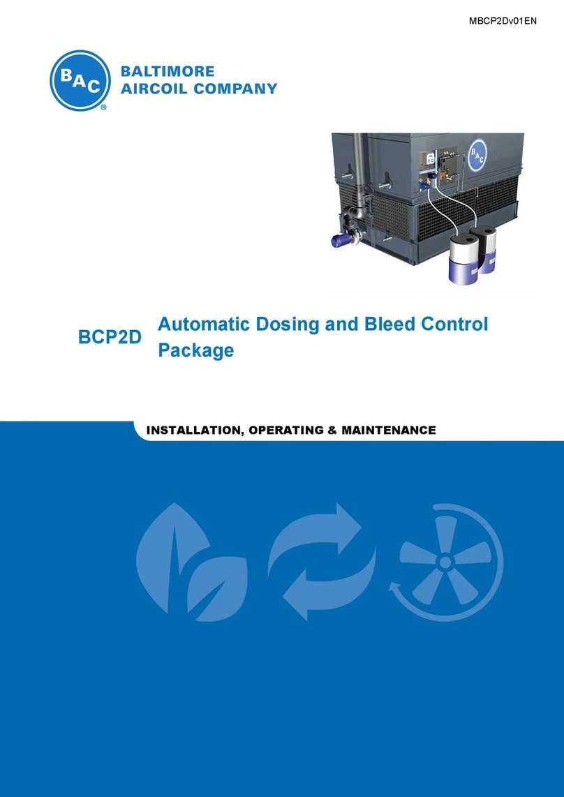 Baltimore Aircoil Company BCP2D Installation, Operating, Maintenance