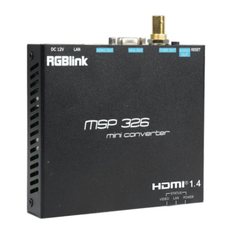 RGBlink MSP326 quick start