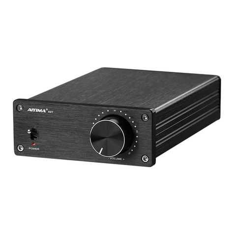 Aiyima AUDIO A07 Installation and operation manual