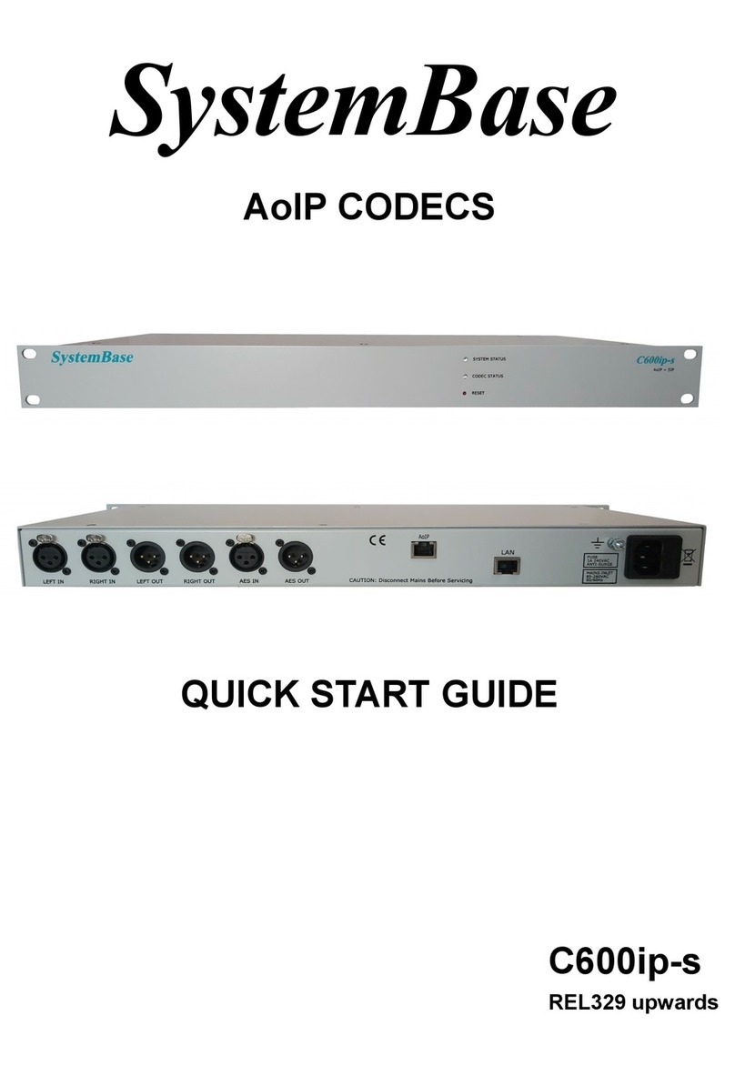 SystemBase C600ip-s quick start guide
