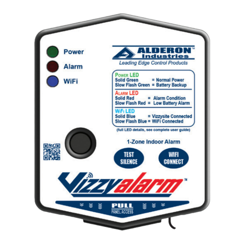 Alderon Industries Vizzyalarm VZW-02 User manual