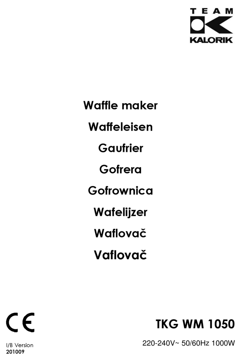Team Kalorik TKG WM 1050 manual