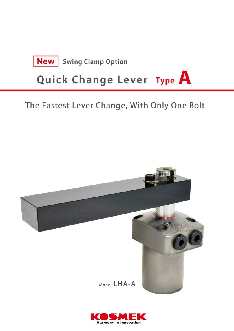 kosmek LHA0360-A Series User manual