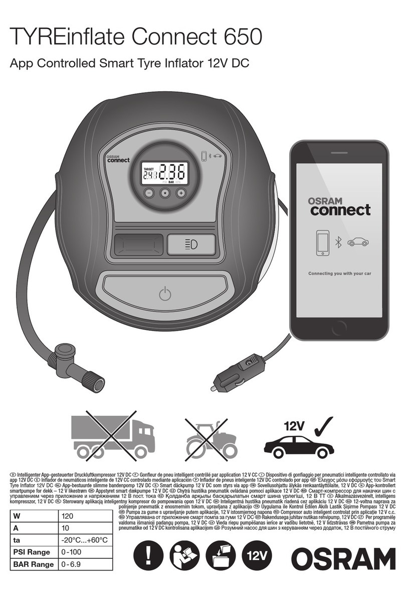 Osram TYREinflate Connect 650 manual