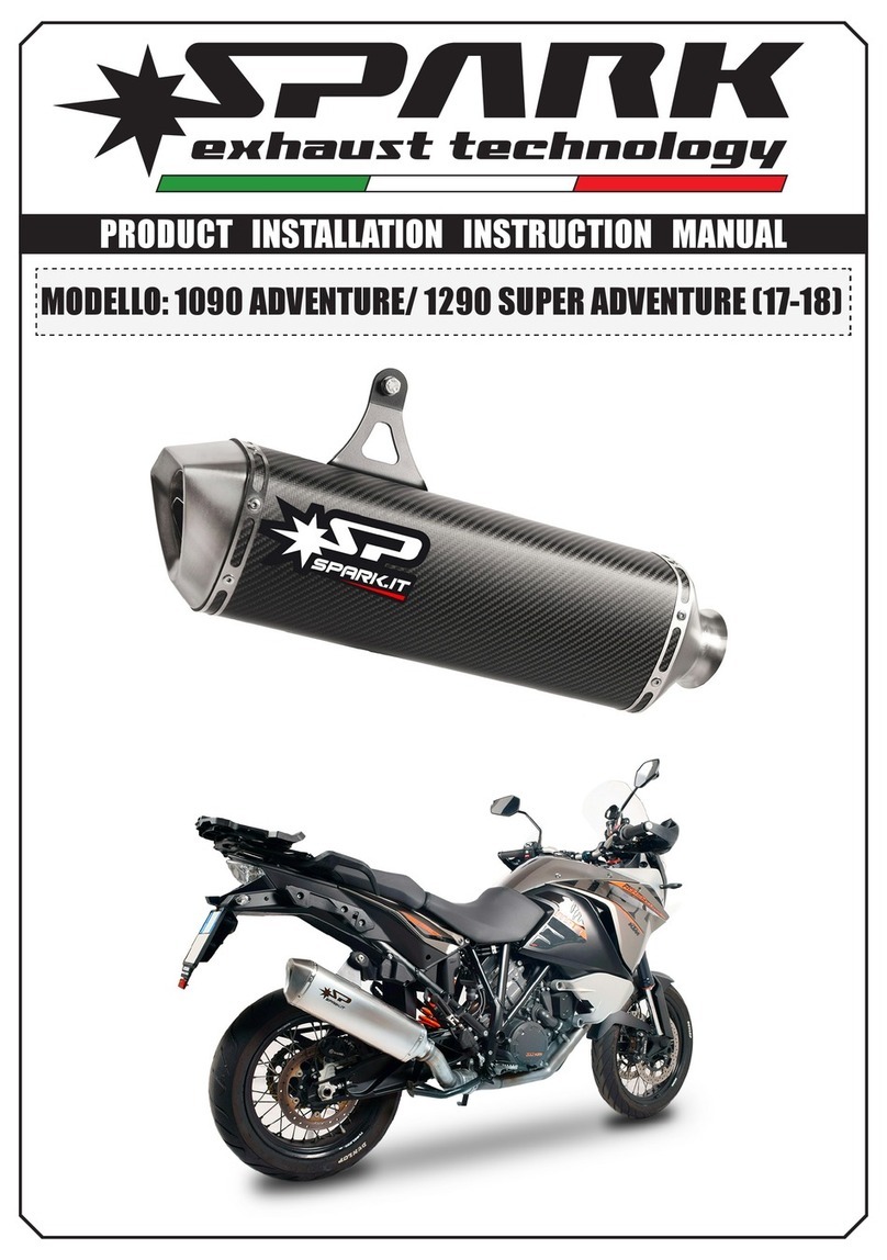 Spark 1090 ADVENTURE Installation instructions manual