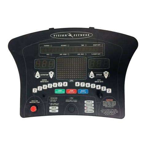 Vision Fitness T9800HRT Calibration guide