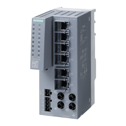 Siemens SIMATIC NET SCALANCE XC-100 User manual Siemens SIMATIC NET SCALANCE XC-100 User manual