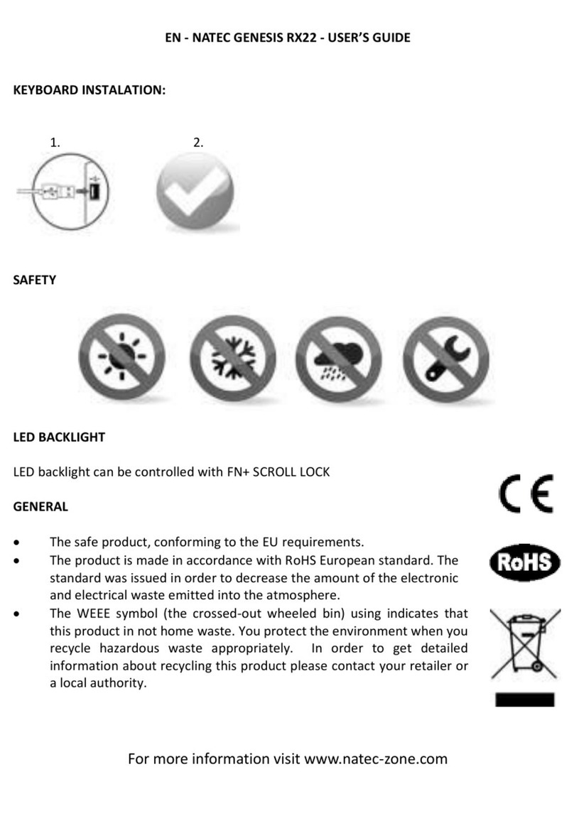 Natec GENESIS RX22 user guide