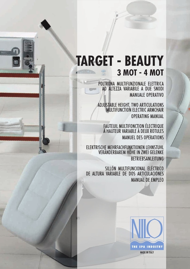 Nilo TARGET BEAUTY 8133 - 3 MOT operating manual