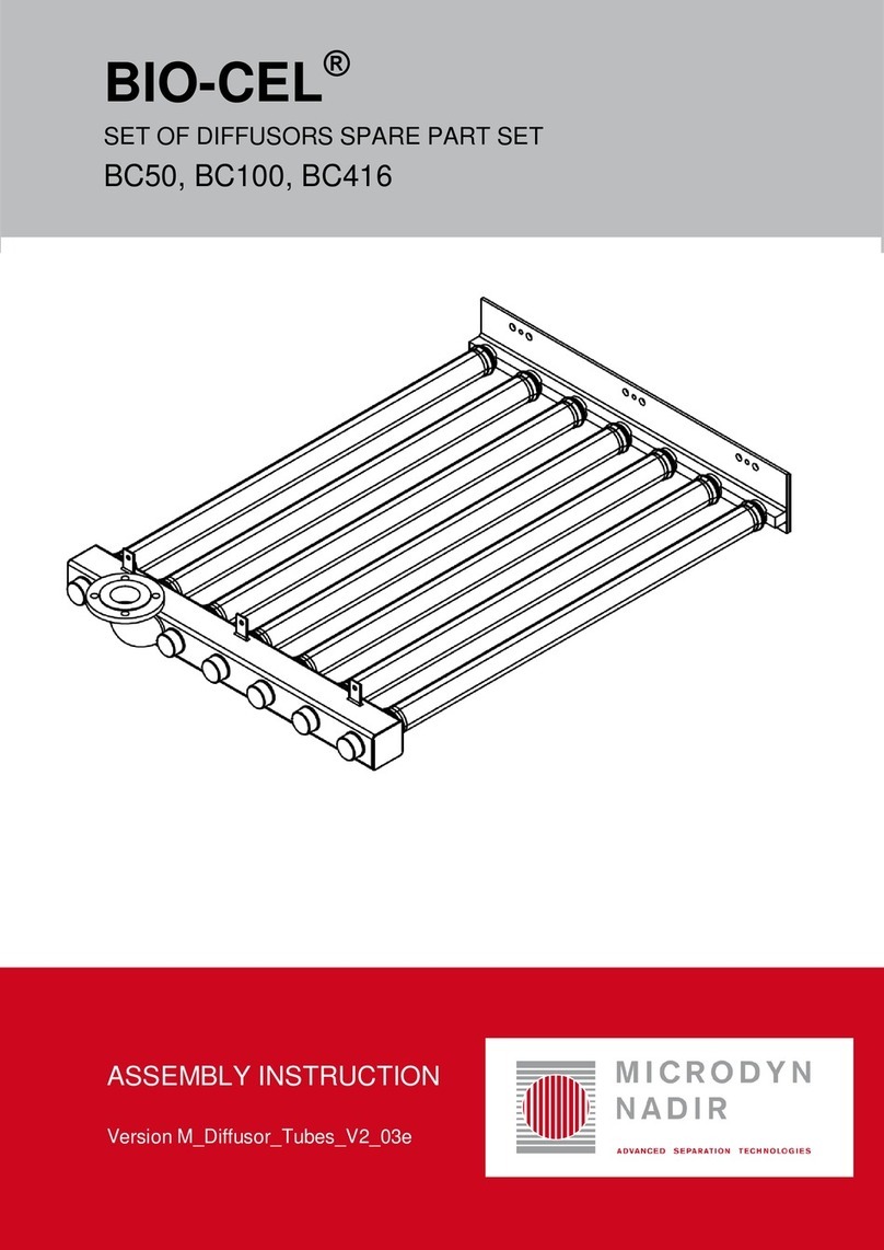 Microdyn Nadir BIO-CEL BC50 Assembly instruction