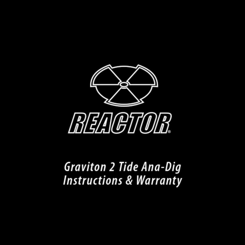 Reactor Graviton 2 Installation instructions / warranty