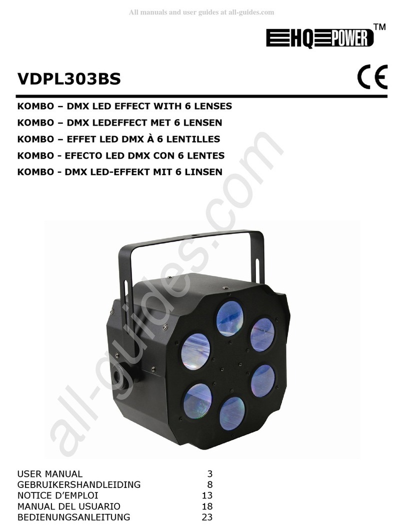 Velleman VDPL303BS KOMBO User manual