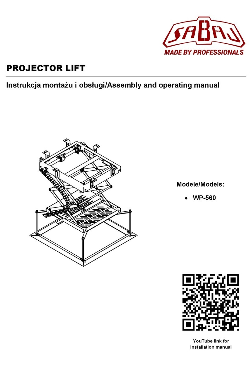 Sabaj WP-560 User instructions