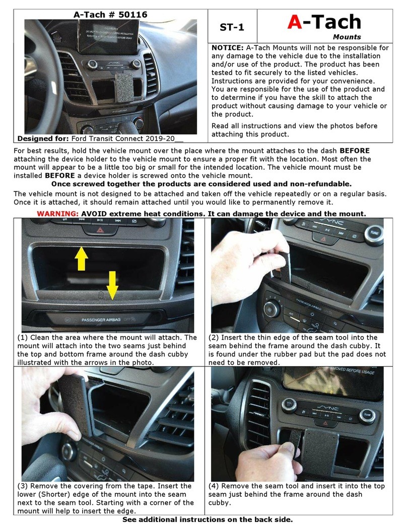 A-Tach Mounts ST-1 instructions