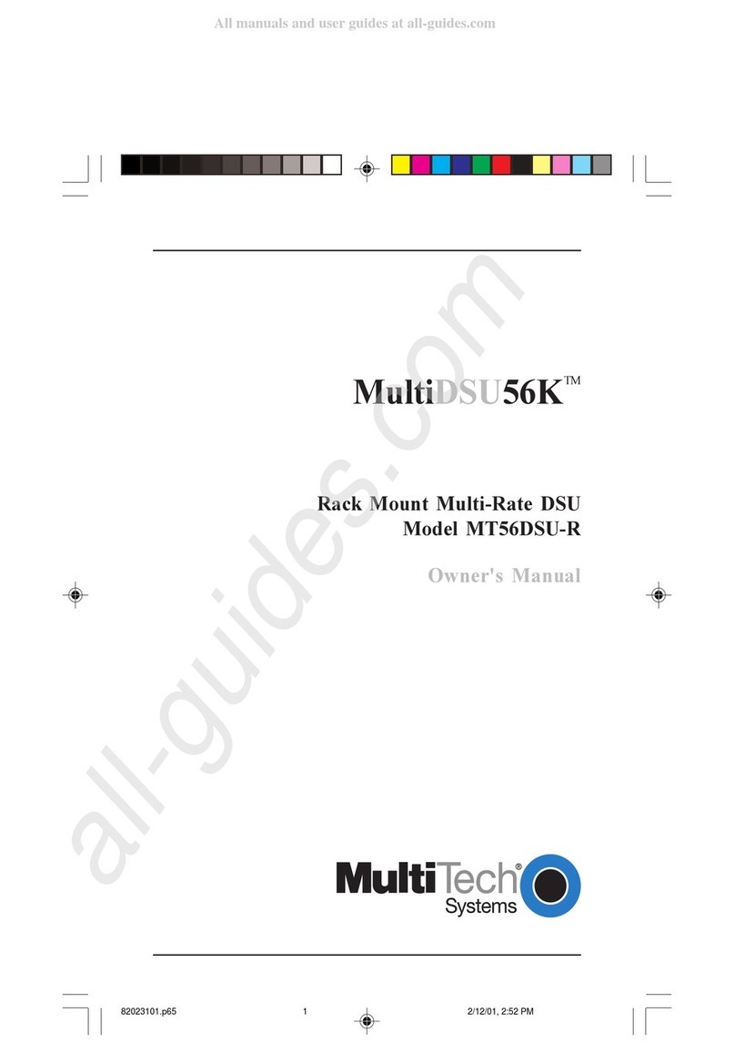 Multitech MultiDSU56K User manual