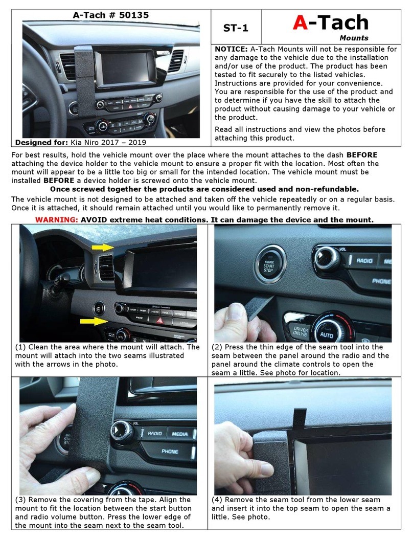 A-Tach Mounts ST-1 User manual