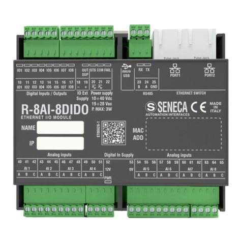 Seneca R-8AI-8DIDO-P installation manual