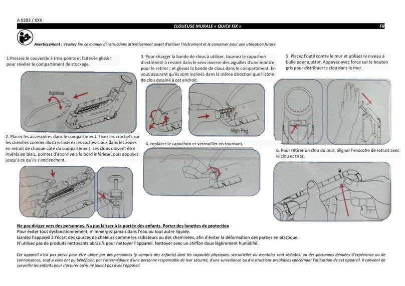 CAPTELEC QUICK FIX instruction manual